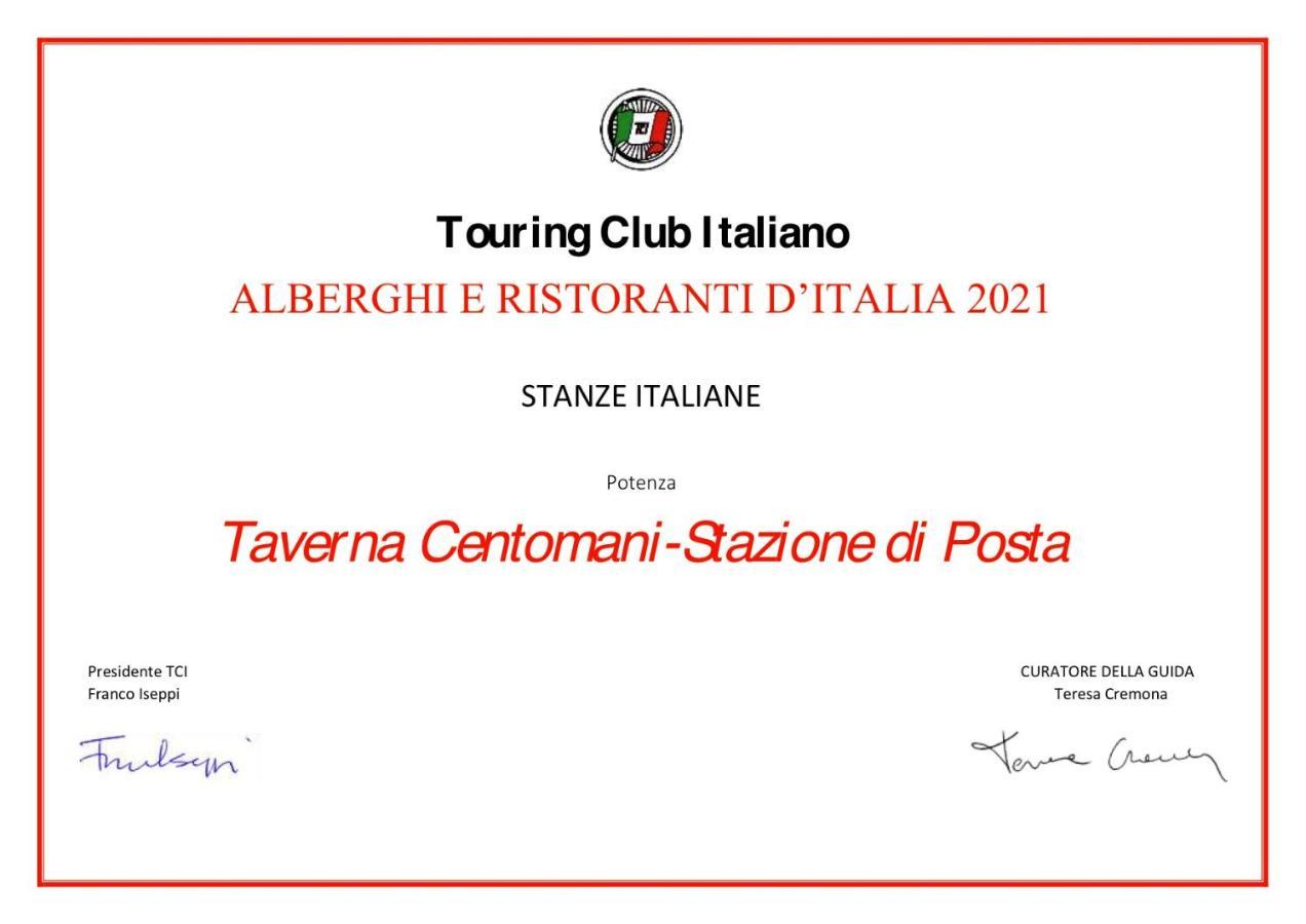 Taverna Centomani Potenza Extérieur photo